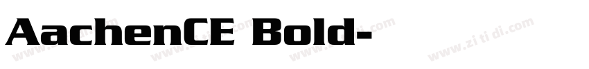 AachenCE Bold字体转换